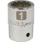 Dynamic 3/4" Drive, 1" SAE Socket, 12 Points D022432 - alternate 1